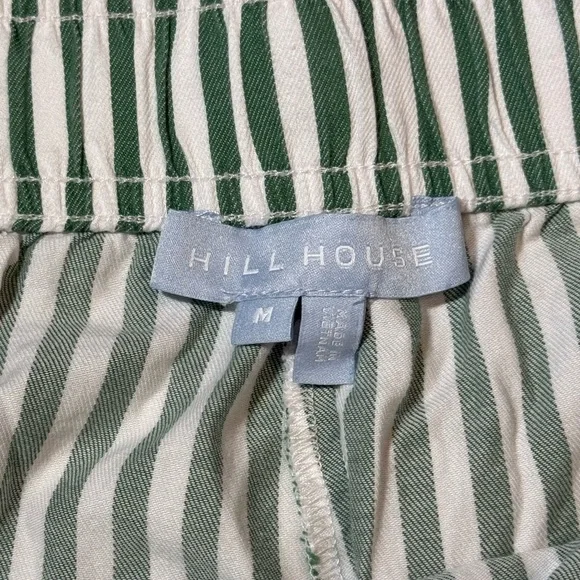 Hill House Cypress Striped Cropped Pajama Pants size Medium Cotton Lightweight - Picture 5 of 6
